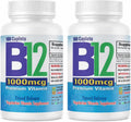 Nutrisalud Products Vitamina B12 1000mcg - Set de 2 Frascos (200 Tabletas) - Fórmula Vegetariana