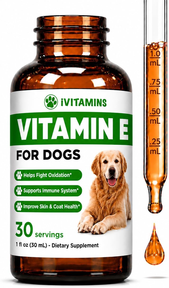 Aceite de Vitamina E para Perros, 30 ml