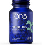 Ora Organic Suplemento Natural para el Equilibrio Hormonal Femenino - Ashwagandha, Maca, Bardana, Cordyceps y Vitamina C - 90 Cápsulas