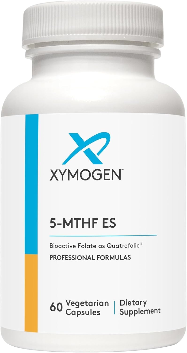 XYMOGEN 5-MTHF ES - Folato Bioactivo 17.000 mcg - 60 Cápsulas