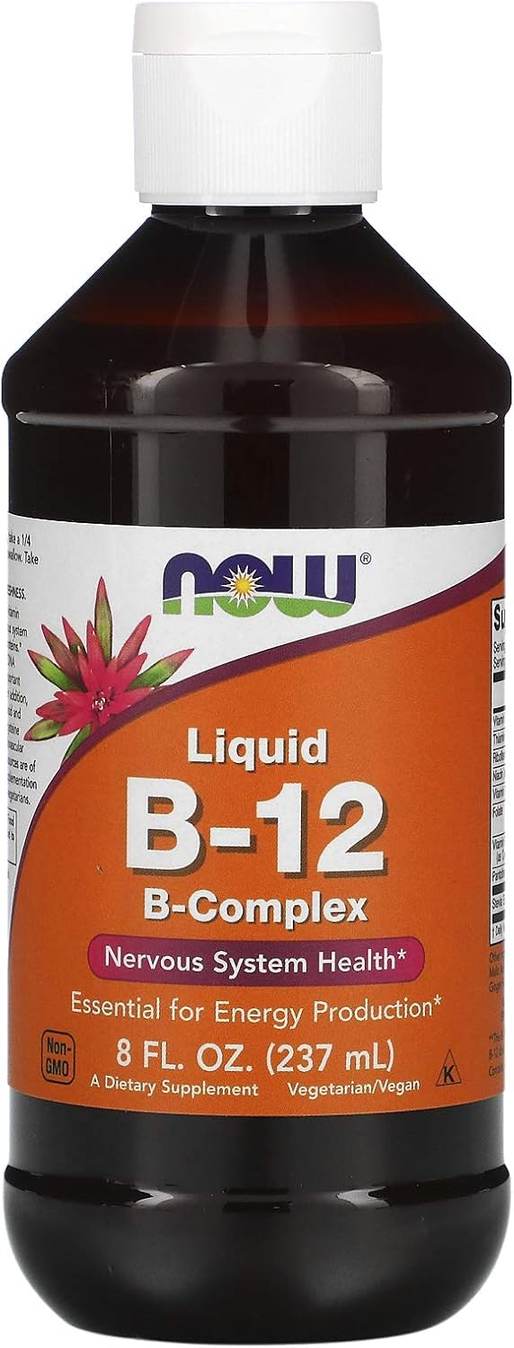 NOW Foods Vitamina B-12 Líquida, 240 ml (Pack de 2)