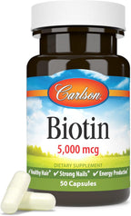 Carlson Biotina 5000 mcg - 50 Cápsulas