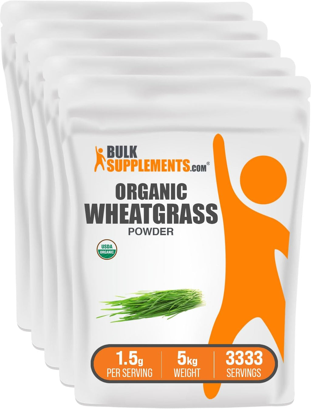 Polvo de Hierba de Trigo Orgánico - Superalimento en Polvo - Vegano y Sin Gluten - 100g (3.5 oz)