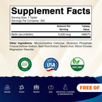 Vitamatic Biotina 5000 mcg (5 mg) - 365 Comprimidos Veganos - Vitamina B7