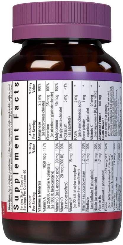 BlueBonnet Nutrition Ladies One – Huesos fuertes : la vitamina K2 (menaquinona-7) ayuda al mantenimiento de los – Image 2