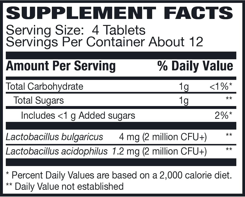 Rising Health Floranex Probiótico Lactobacillus - 50 Comprimidos para Salud Digestiva