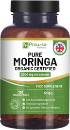 Moringa Capsules 2000mg - 120 Vegan Moringa Leaf Capsules | Made in the UK
