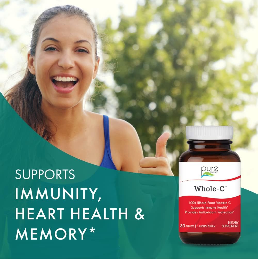 Whole-C Vitamina C Alimento Integral - 30 Comprimidos