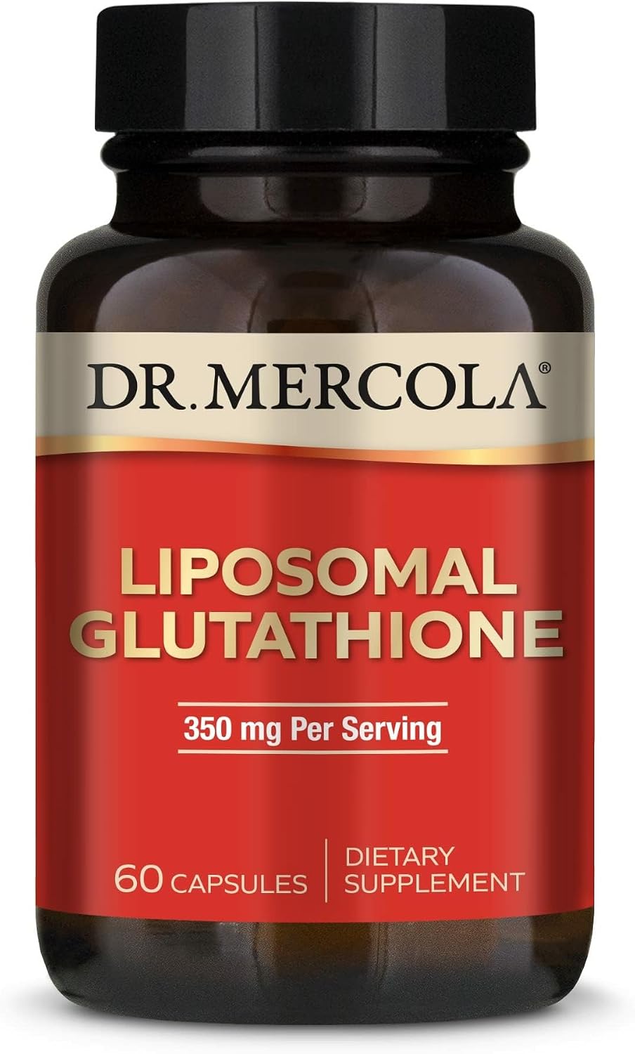 Dr. Mercola Glutatión Liposomal - 350 mg por Ración - 60 Cápsulas