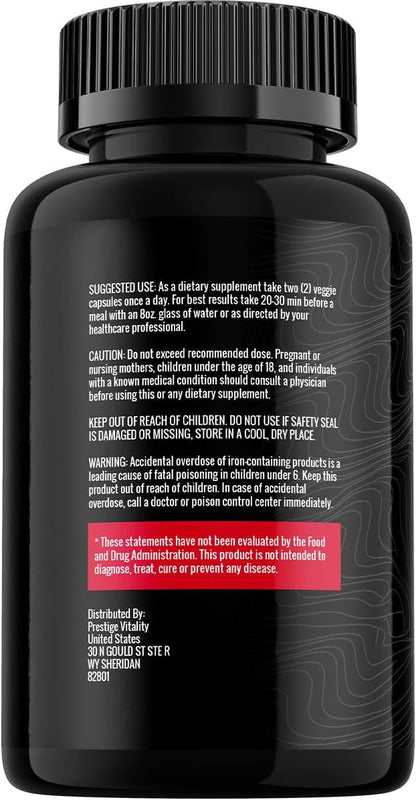 Maximum Edge for Men - Complejo Vitamínico - 120 Cápsulas (2 Paquetes)