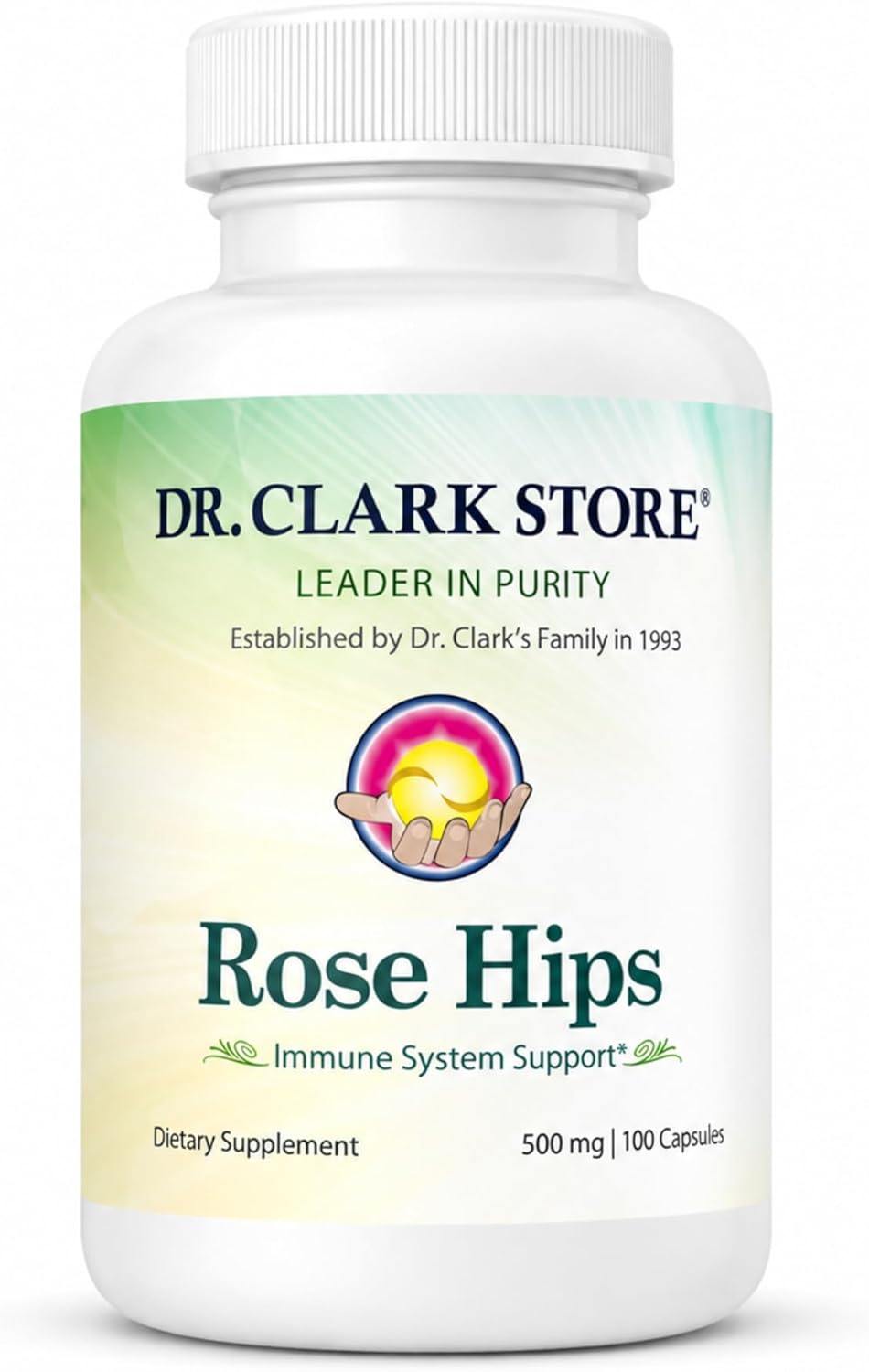 Dr Clark Store Suplemento de Escaramujo, 500 mg, 100 Cápsulas de Gelatina