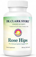 Dr Clark Store Suplemento de Escaramujo, 500 mg, 100 Cápsulas de Gelatina