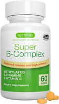 Igennus High Absorption Super B-Complex Metilado y Activo, 60 comprimidos