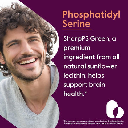 Fosfatidilserina 100mg – 120 Cápsulas Vegetales – Sharp-PS® Green – Image 2
