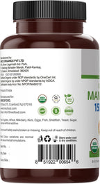 Brieofood Manjistha Orgánica 1500mg, 90 Comprimidos Vegetarianos