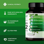 EMERALD LABS Vitamina D3+K2 con VitalDelta MK-7 – 60 Cápsulas Vegetales
