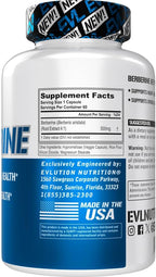 Evlution Nutrition Berberina 500mg - 60 Cápsulas Veganas