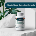 Pattern Wellness Moringa Oleifera Orgánica - 60 Cápsulas - Suplemento de Hoja Entera - Vegano, No OGM