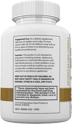 Zonata Boost Male Pills - Suplemento de Rendimiento para Hombres, 60 Cápsulas