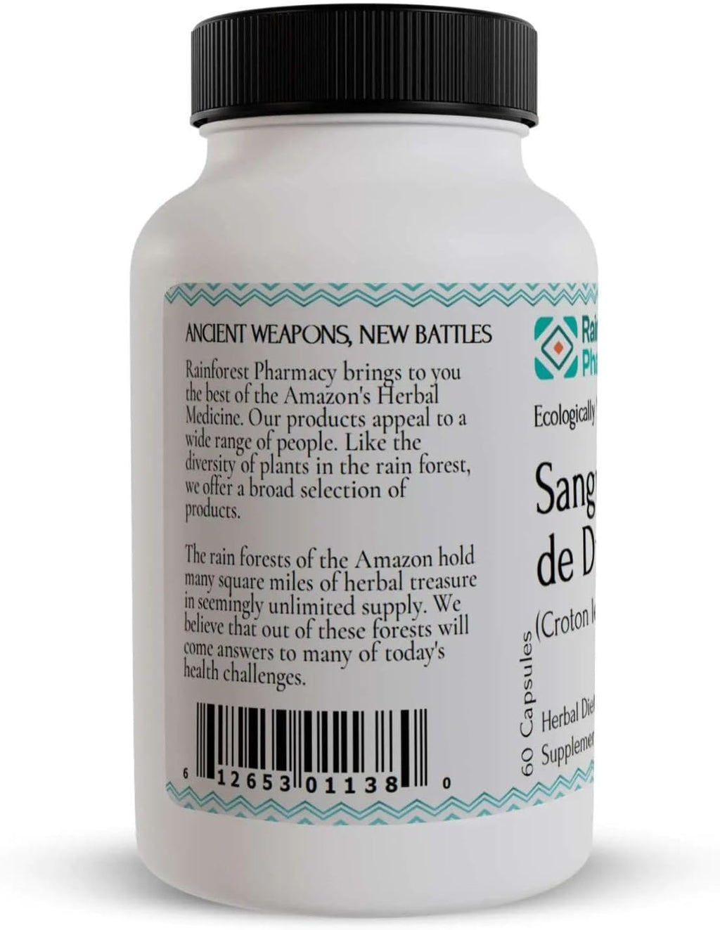 Sangre de Drago 60 Cápsulas Vegetarianas 200 mg - Croton Lechleri 100% Puro