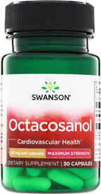 Swanson Maximum-Strength Octacosanol 20 mg 30 Cápsulas (3 Pack)