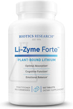 Li-Zyme Forte - Litio de Origen Vegetal con Enlace Fitoquímico, 100 Comprimidos