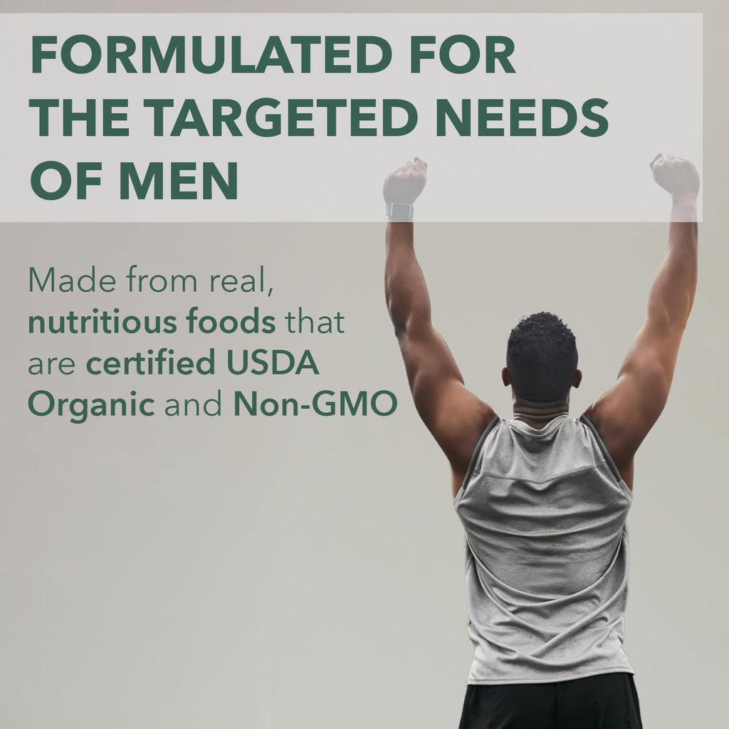 PlantFusion Multivitamínico Orgánico para Hombres - 30 Comprimidos Veganos