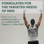 PlantFusion Multivitamínico Orgánico para Hombres - 30 Comprimidos Veganos