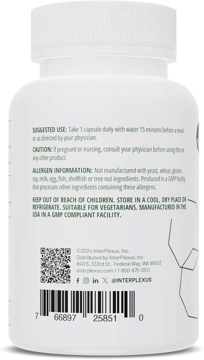 Seriphos - Phosphorylated Serine Adaptogen - Cortisol Supplement - Supports Cognitive Function, Gluten-Free, Dairy-Free, Soy-Free - 100 Capsules