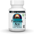 Source Naturals Ácido Pantoténico 100 mg - Vitamina B5 - 100 Comprimidos