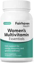 Fairhaven Health Women's Multivitamin Essentials – Multivitamínico diario para mujeres
