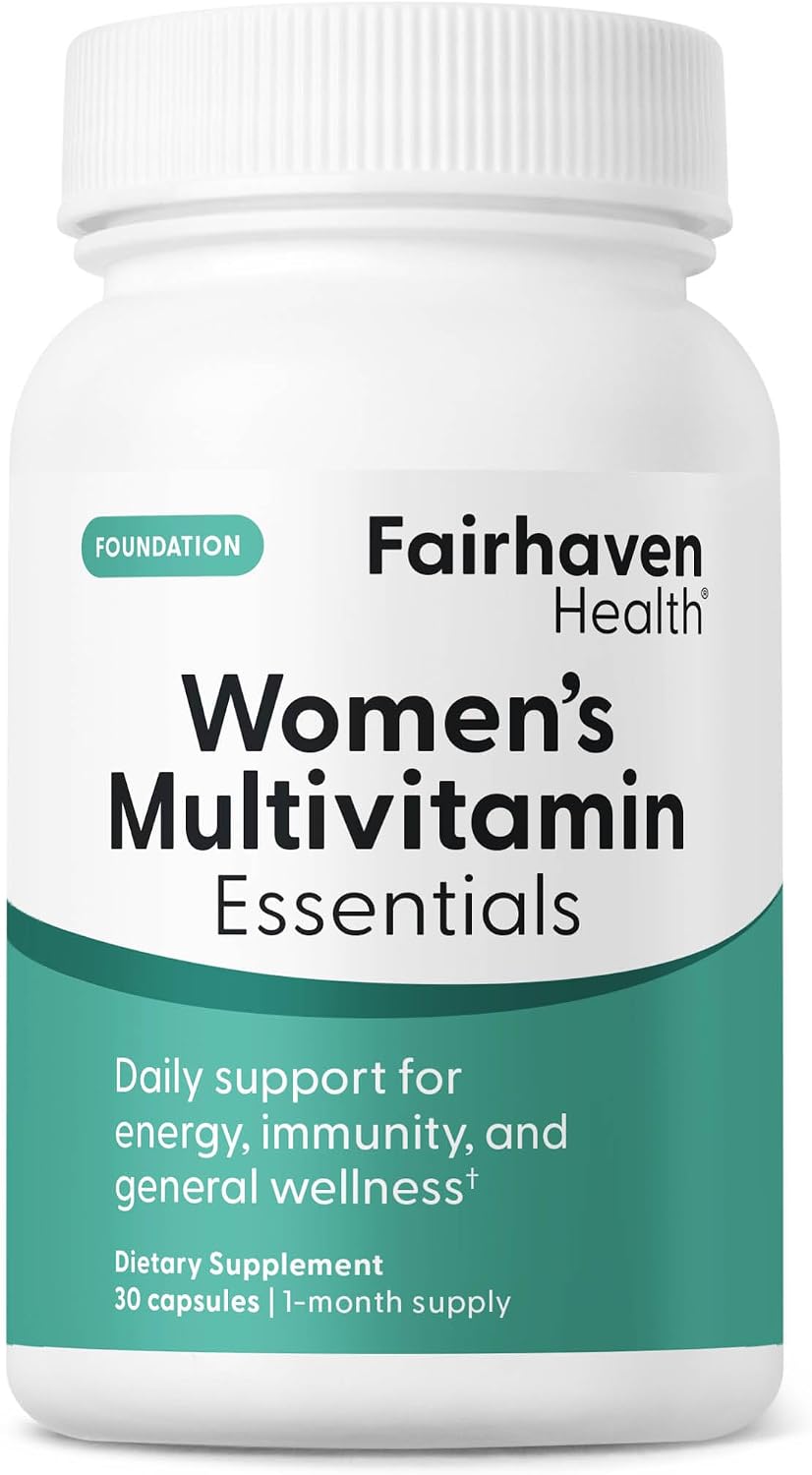 Fairhaven Health Women's Multivitamin Essentials – Multivitamínico diario para mujeres