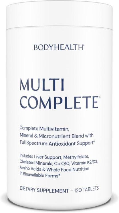 BodyHealth Multi Complete (120 Cápsulas) - – Apoyo hepático: El cardo mariano, la raíz de diente de león y la – Image 1