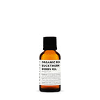 Erbology Aceite de Espino Amarillo 100% Ecológico - 30 ml - Prensado en Frío 50:1 - Rico en Omega-7 y Betacaroteno - Sin Aditivos - Envase de Vidrio Reciclable