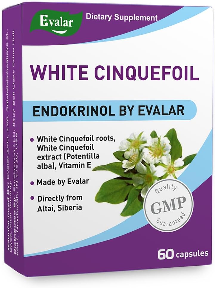 Evalar Potentilla alba (Cinquefoil Blanco) Endokrinol 60 Cápsulas