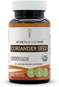 Secrets of the Tribe Semilla de Cilantro Orgánica USDA - 60 Cápsulas Vegetarianas