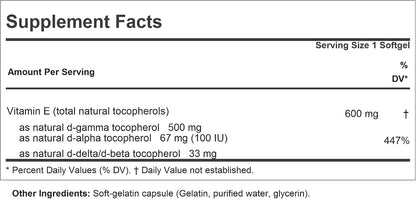 ANDREW LESSMAN Ultimate Gamma Vitamin E - 500 mg Gamma Tocopherol, 360 Cápsulas Blandas – Image 2