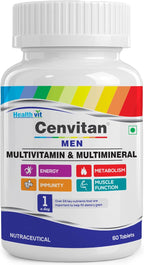 Healthvit Cenvitan Men Multivitaminas y Multiminerales - 60 Comprimidos