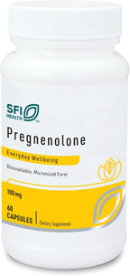 Klaire Labs Pregnenolona 100mg - 60 Cápsulas Vegetarianas