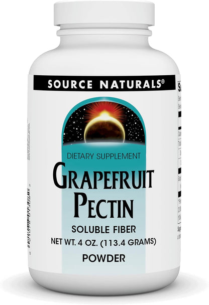 Source Naturals Pectina de Pomelo, Fibra Soluble - 113 g (4 oz) en Polvo – Image 1