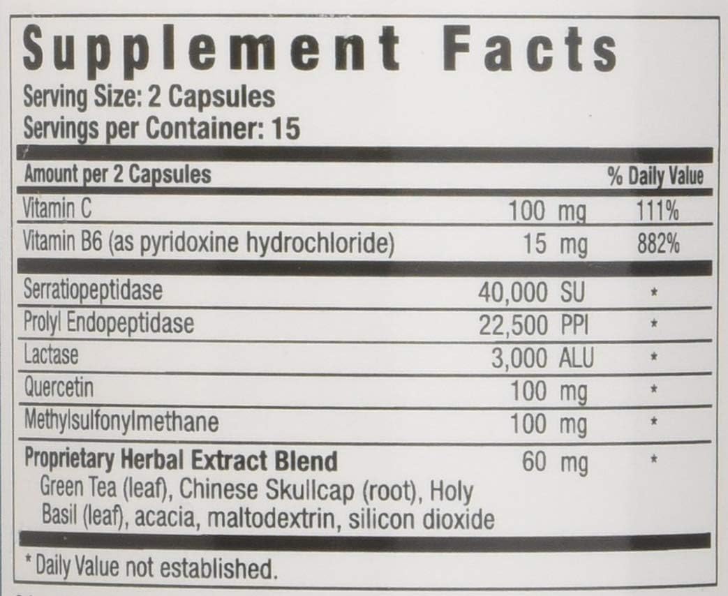 Histame Food Intolerance Support - 30 Cápsulas
