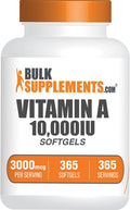 Vitamina A 10000 UI Softgels - Retinil Palmitato, 365 Cápsulas
