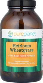 Pure Planet Hierba de Trigo Heirloom Cápsulas Vegetarianas, 240 Unidades