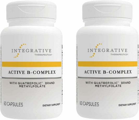 Integrative Therapeutics Active B-Complex - Apoyo Energético Celular y Salud Cardíaca con Vitaminas B2, B6 y B12 - 120 Cápsulas