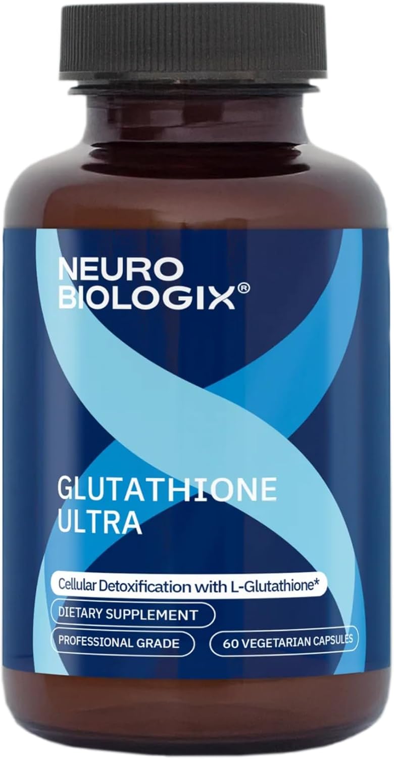 Neurobiologix Glutathione Ultra, Complejo Antioxidante con L-Glutation, Vitaminas y Minerales, 60 Cápsulas Vegetarianas