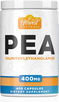 HARVEST NATURALS Palmitoiletanolamida (PEA) 400mg - 400 Cápsulas