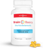 Brain Bean Ultra Pure Berberine HCL Supplement - 500mg, 120 Vegan Capsules
