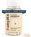 BabyRx Probiótico Completo – 25 mil millones UFC, 10 cepas para embarazo y postparto