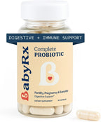 BabyRx Probiótico Completo – 25 mil millones UFC, 10 cepas para embarazo y postparto
