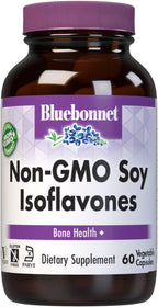 Bluebonnet Nutrition Isoflavonas de Soja No-GMO, 40 mg, 60 Cápsulas Vegetales
